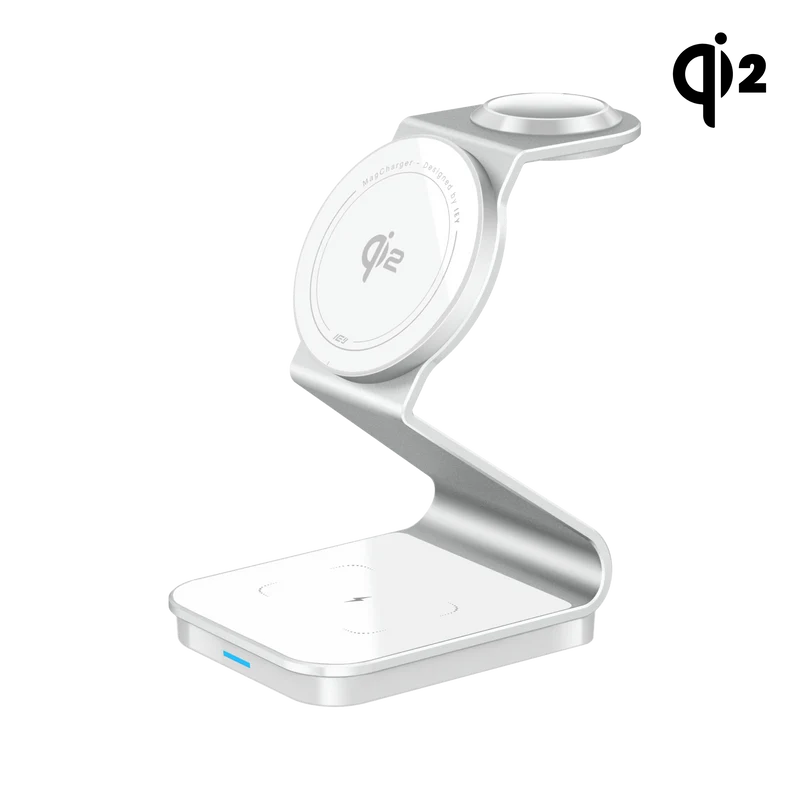 MagCharger Qi2 - Estación de Carga Inalámbrica 3 en 1