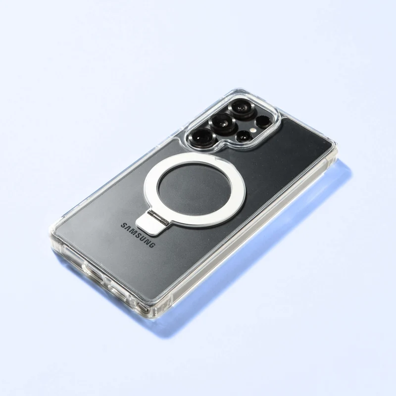 Combo MagSafe Samsung – Funda Ring & Estación de Carga Inalámbrica 3 en 1