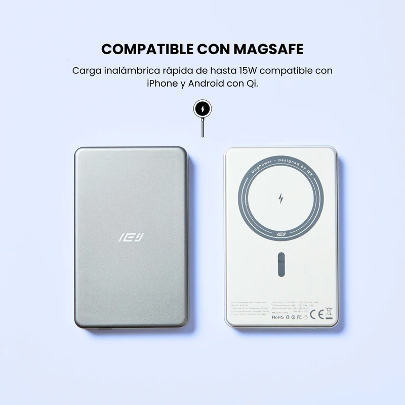 Combo MagSafe – Funda Carbon & Batería Inalámbrica Pro 10000 mAh