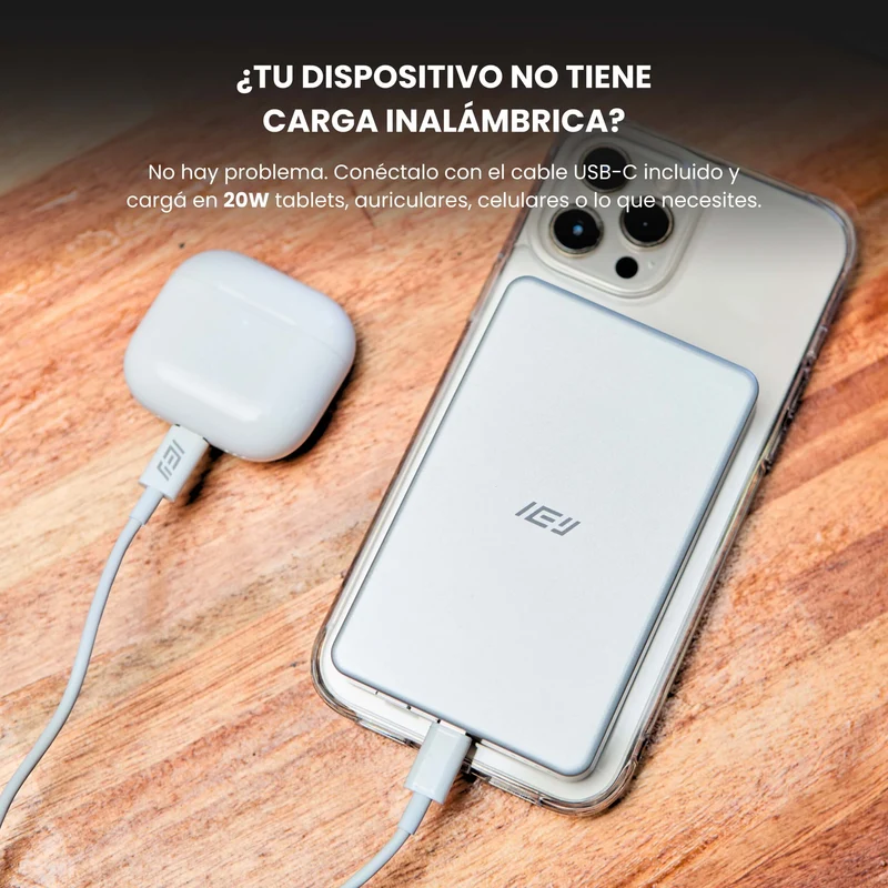 Combo MagSafe – Funda Carbon & Batería Inalámbrica Pro 10000 mAh