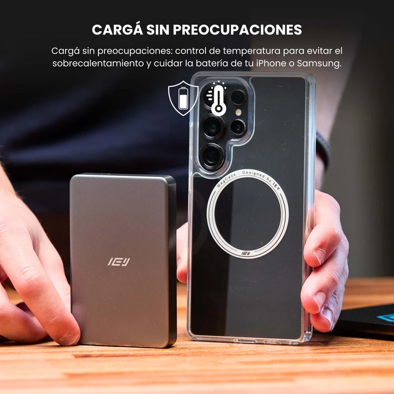 Combo MagSafe – Funda Carbon & Batería Inalámbrica Pro 10000 mAh
