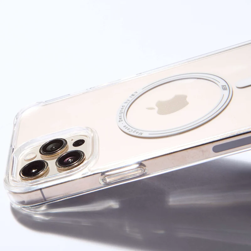 Combo MagSafe – Funda Transparente & Batería Inalámbrica Ultrafina 5000 mAh