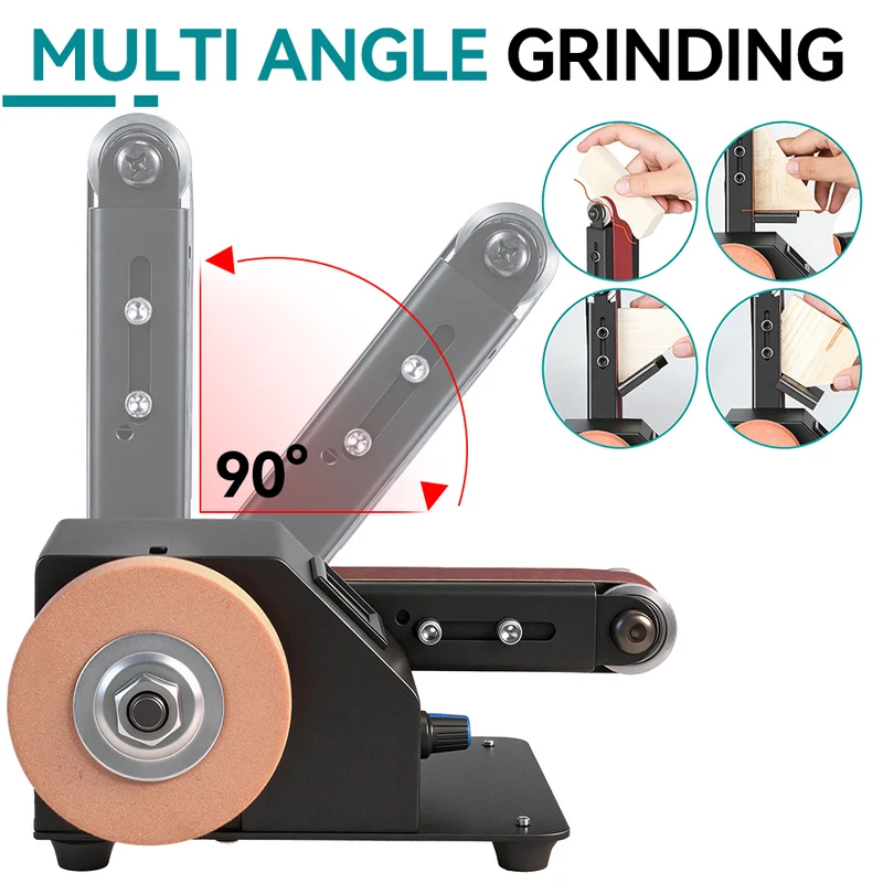 ONEVAN Corded Desktop Belt Sander 220V – 7-Speed Adjustable