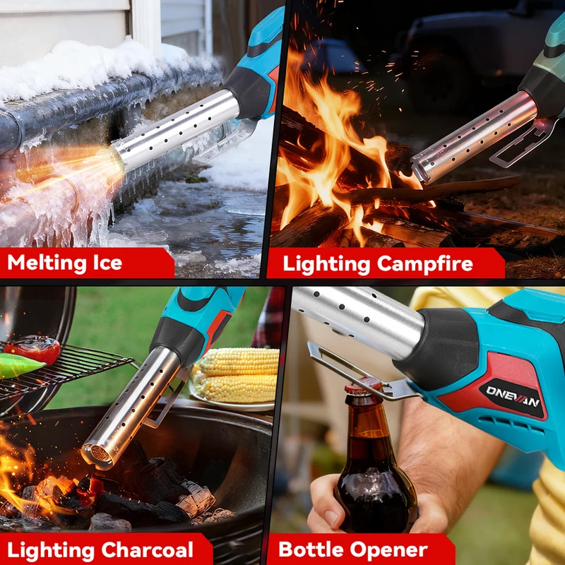ONEVAN Multi-Function 3-in-1 Heat Gun Blower | For Makita 18V Battery