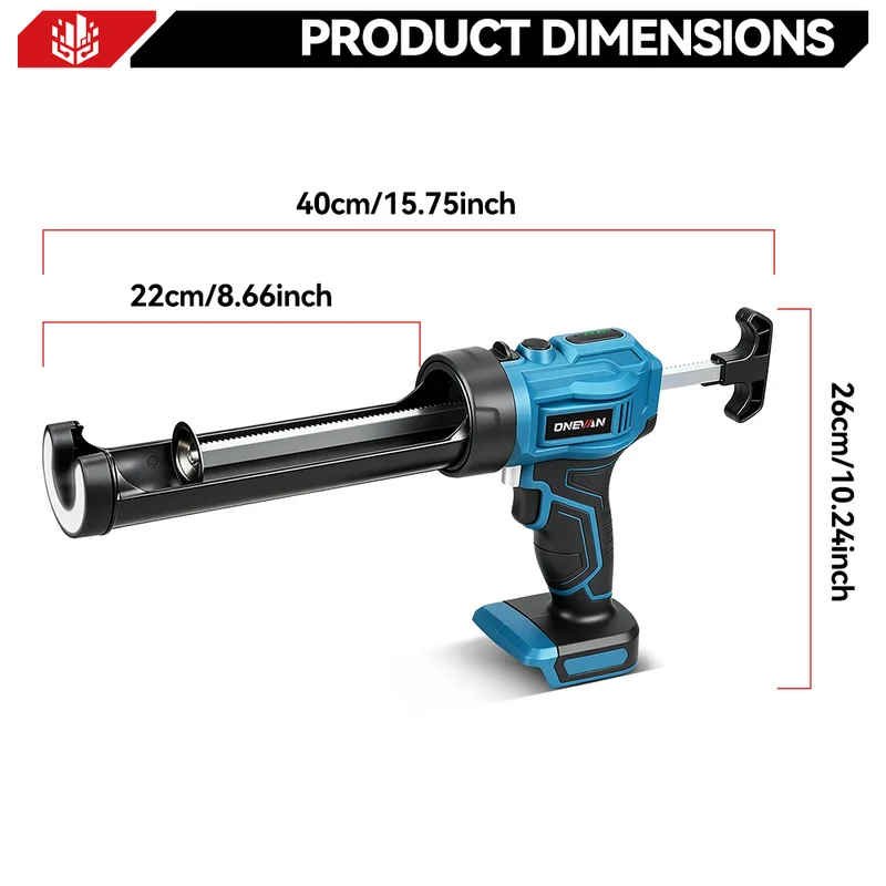 ONEVAN Cordless Electric Caulking Gun | For Makita 18V Battery