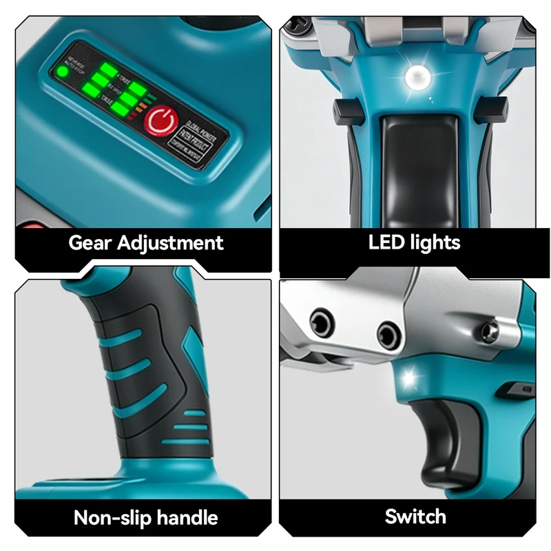 ONEVAN Cordless Electric Metal Shear | For Makita 18V Battery