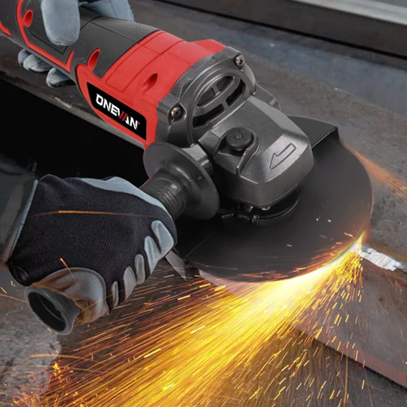 ONEVAN 125mm Brushless Cordless Angle Grinder 3 Gears | For Makita 18V Battery