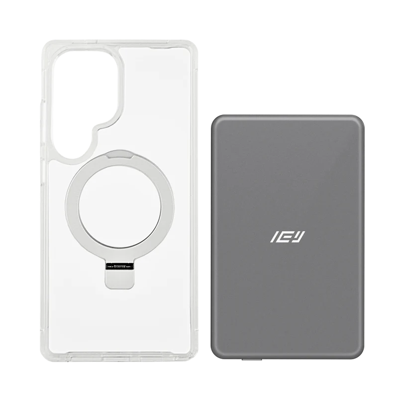 Combo MagSafe Samsung – Funda Ring & Batería Inalámbrica Ultrafina 5000 mAh