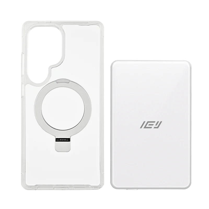 Combo MagSafe Samsung – Funda Ring & Batería Inalámbrica Ultrafina 5000 mAh