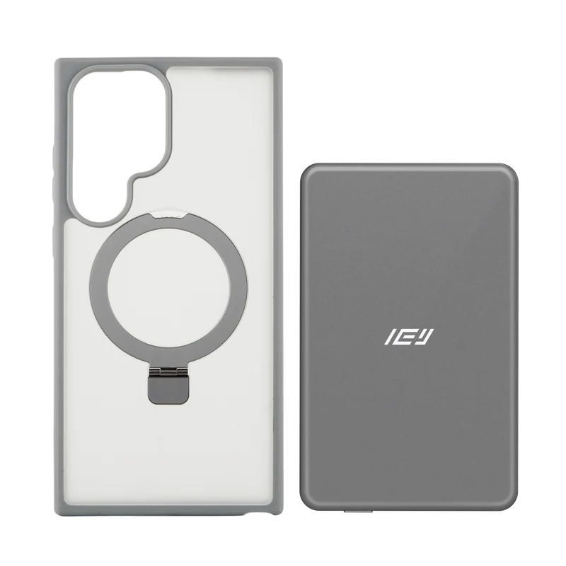 Combo MagSafe Samsung – Funda Ring & Batería Inalámbrica Ultrafina 5000 mAh