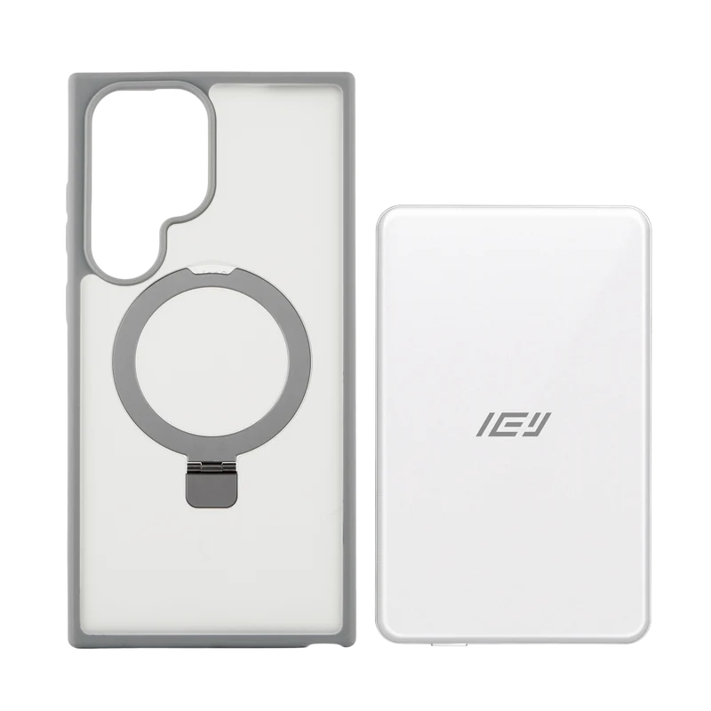 Combo MagSafe Samsung – Funda Ring & Batería Inalámbrica Ultrafina 5000 mAh