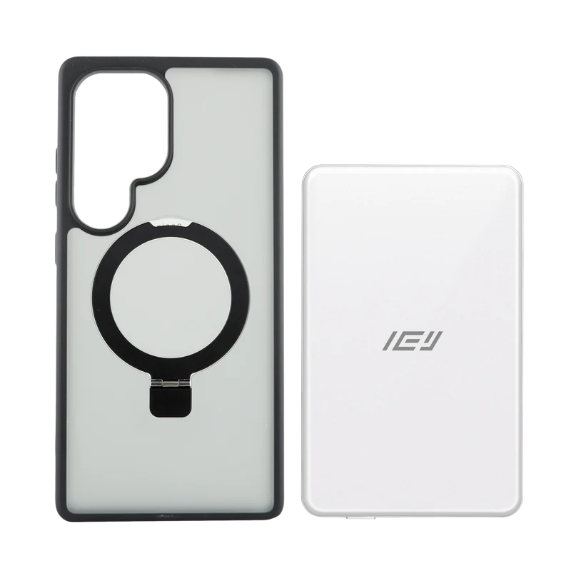 Combo MagSafe Samsung – Funda Ring & Batería Inalámbrica Ultrafina 5000 mAh