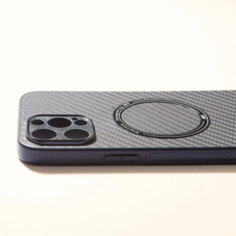 Combo MagSafe – Funda Carbon & Estación de Carga 3 en 1 Plegable
