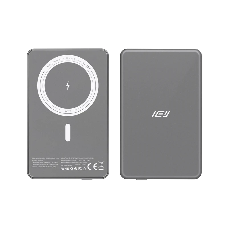 MagPower - Batería Inalámbrica Ultrafina 5000 mAh
