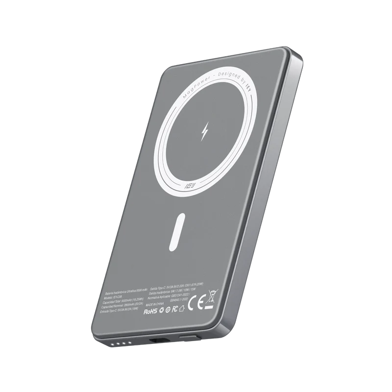 MagPower - Batería Inalámbrica Ultrafina 5000 mAh