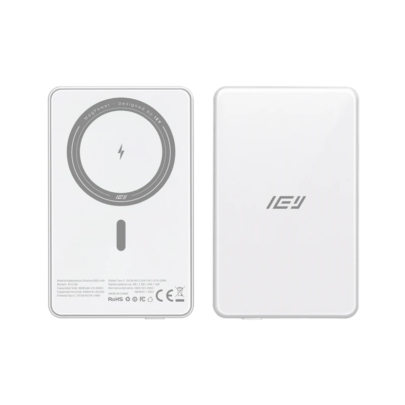 MagPower - Batería Inalámbrica Ultrafina 5000 mAh
