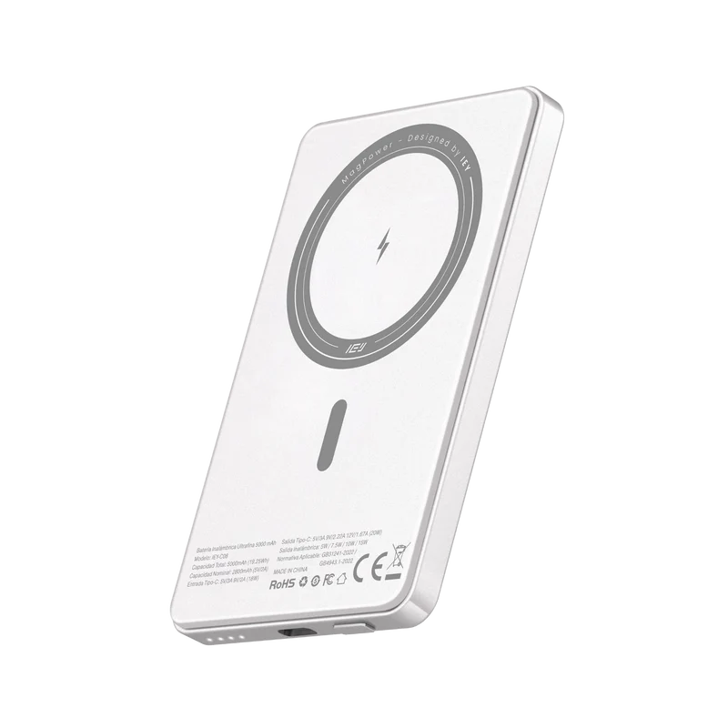 MagPower - Batería Inalámbrica Ultrafina 5000 mAh