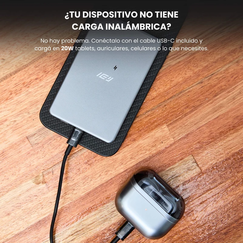 MagPower - Batería Inalámbrica Ultrafina 5000 mAh