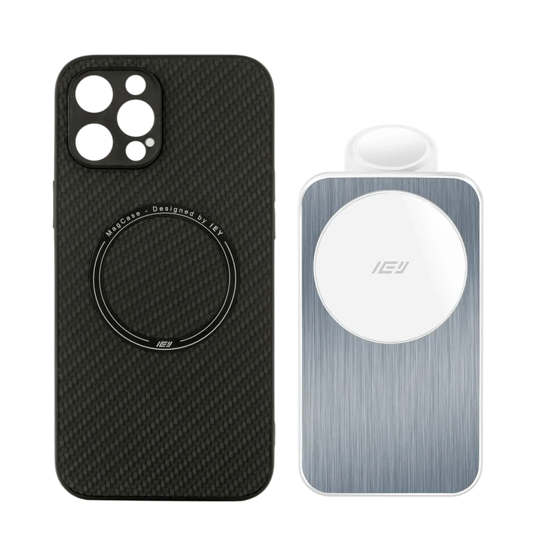 Combo MagSafe – Funda Carbon & Estación de Carga 3 en 1 Plegable