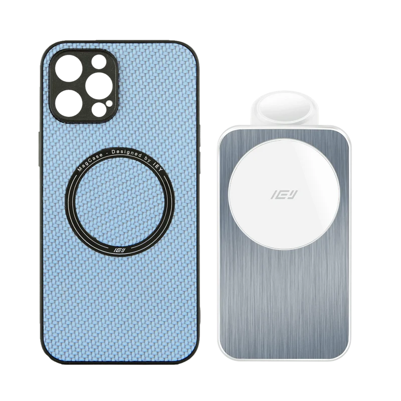 Combo MagSafe – Funda Carbon & Estación de Carga 3 en 1 Plegable