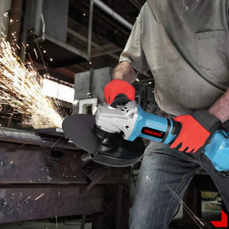 ONEVAN 180mm Brushless Cordless Angle Grinder 3 Gears | For Makita 21V Battery
