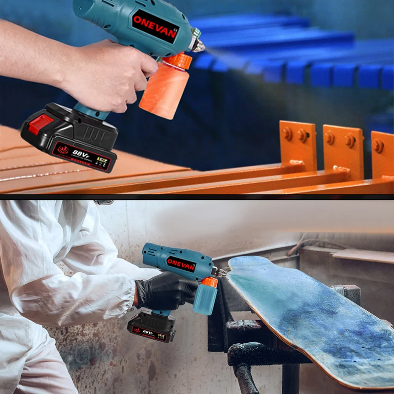 ONEVAN Mini Electric Cordless Paint Spray Gun | For Makita 18V Battery