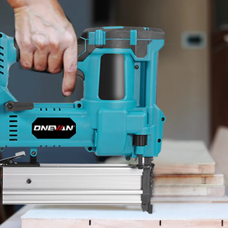 ONEVAN Cordless 2 IN 1 Brushless Brad Nailer & Stapler | For Makita 18V Battery