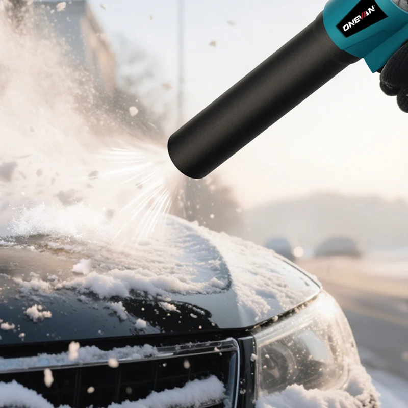 ONEVAN Brushless Ducted Turbo Fan Cordless High-Pressure Snow Blower | For Makita 18V Battery