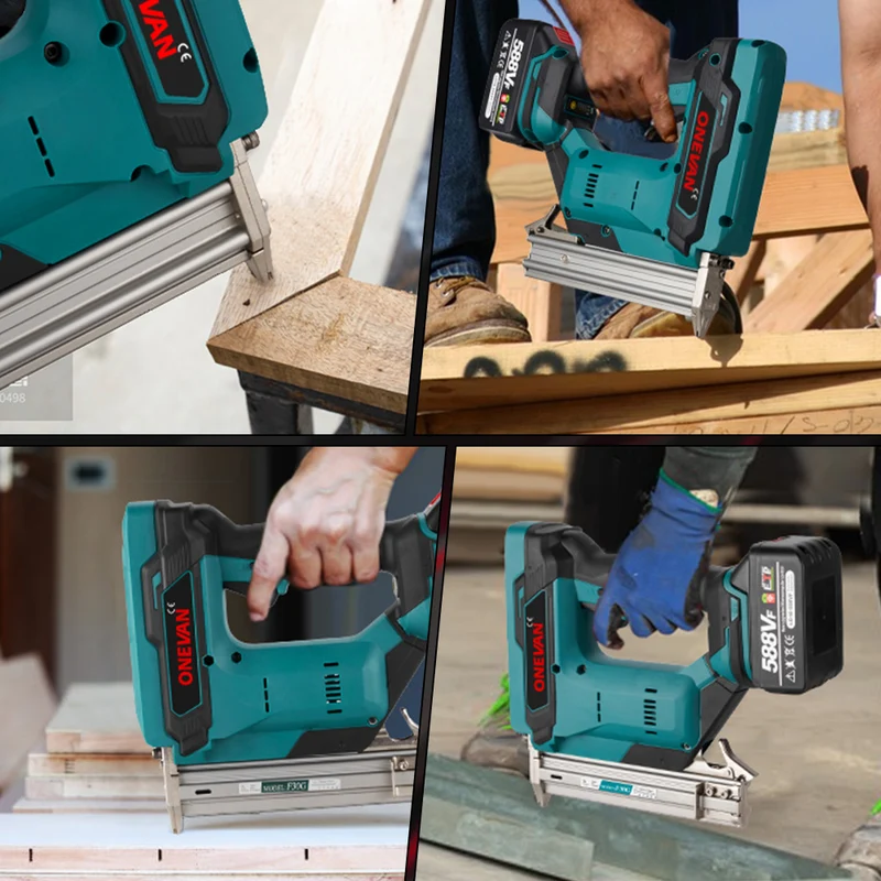 ONEVAN F30G Cordless Brushless Electric Nail Guns | For Makita 18V Battery