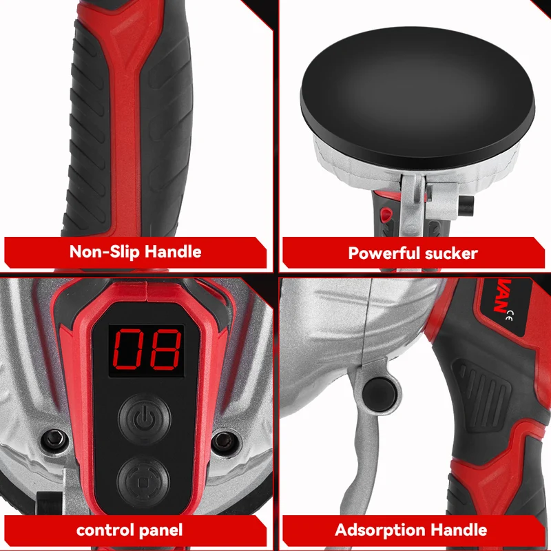 ONEVAN 8-Speed Cordless Automatic Tile Vibration Leveling Machine | For Makita 18V Battery