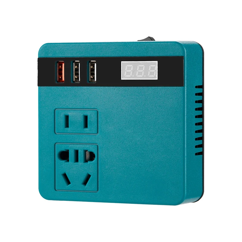 ONEVAN 120W Power Inverter DC 18V To 220V Inverter Adapter For Home Appliances For Makita 18V Battery
