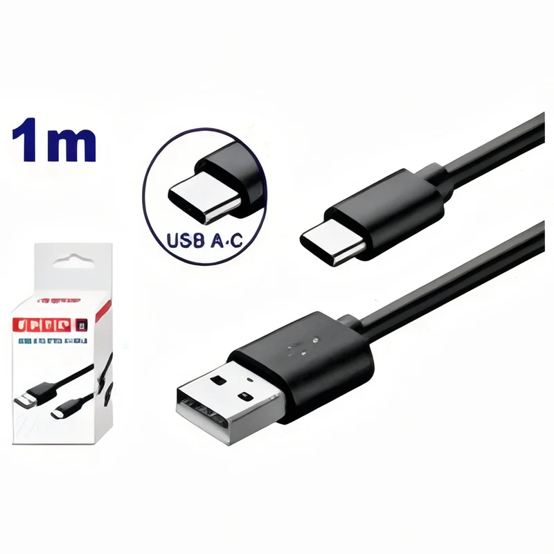 EMTOP FlexiCharge-C Cable USB Tipo-C 1M para ECDL12620