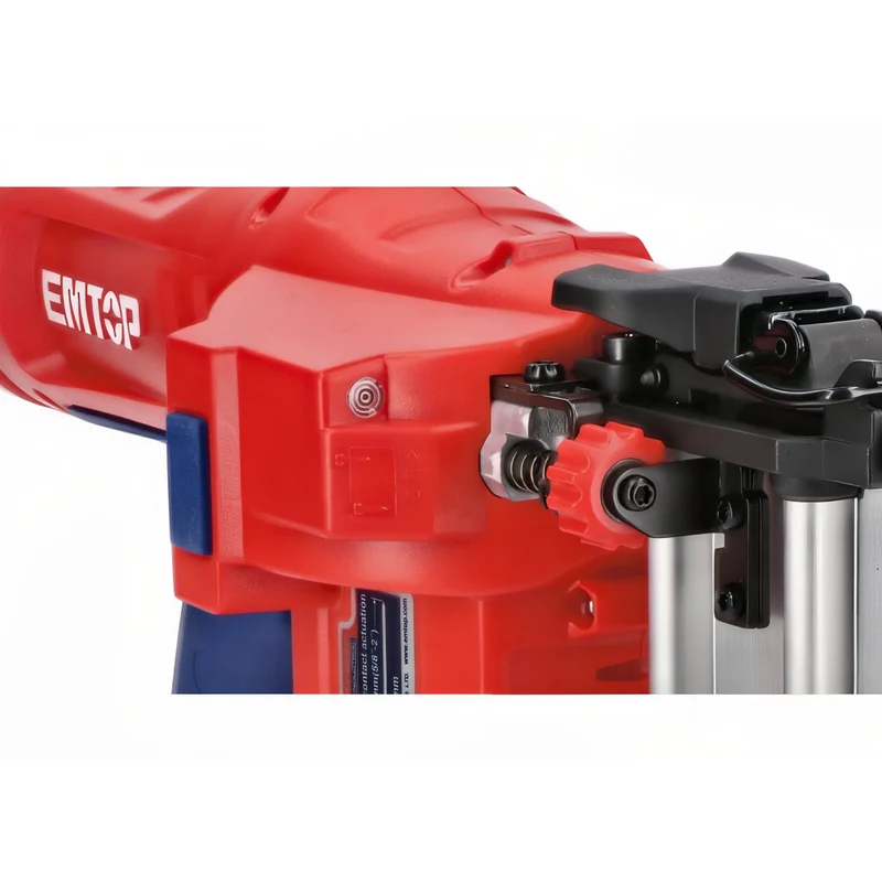 Emtop MasterNail 20V Pro - Clavadora Inalámbrica de Alta Eficiencia con Kit de Baterías
