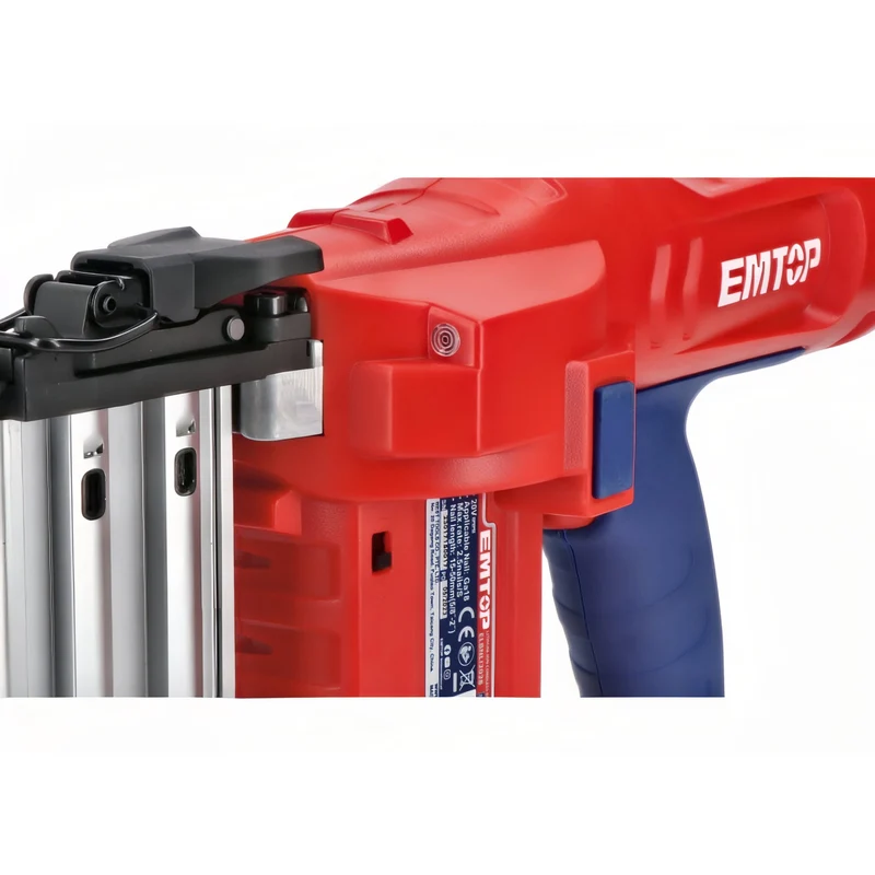 Emtop MasterNail 20V Pro - Clavadora Inalámbrica de Alta Eficiencia con Kit de Baterías