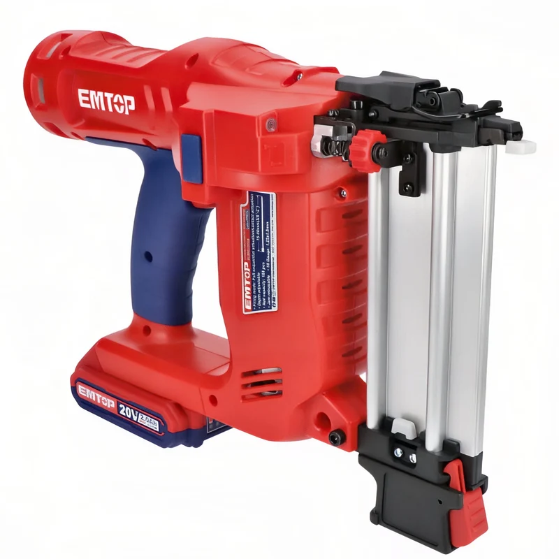 Emtop MasterNail 20V Pro - Clavadora Inalámbrica de Alta Eficiencia con Kit de Baterías