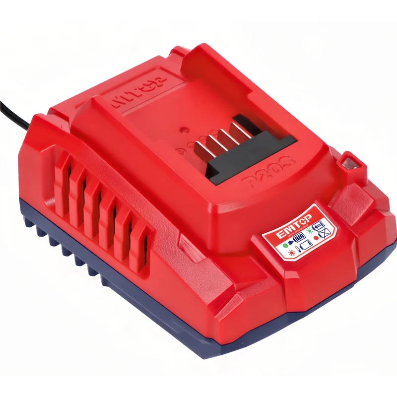 EMTOP Pro-Drill 20V Max Power 45nm - Kit de Taladro Inalámbrico con 2 Baterías y Maletín