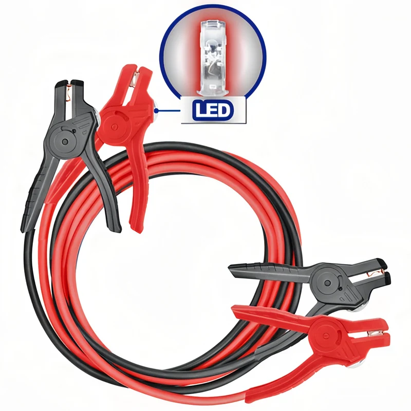Emtop Pro-Start Pinzas de Arranque con LED 600A - 3m