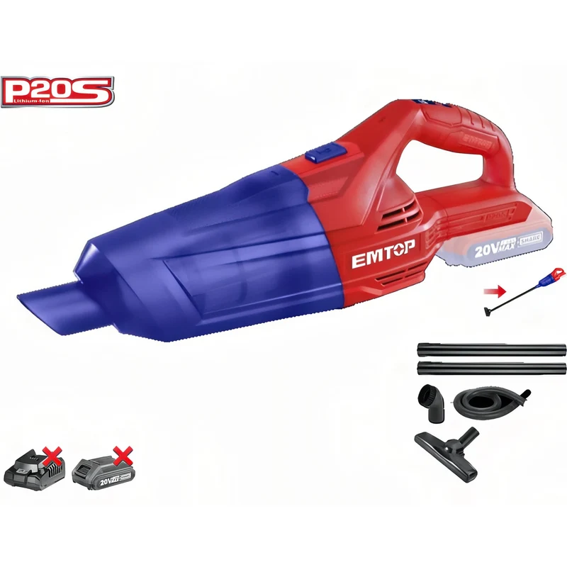 Aspirador Inalámbrico EMTOP HandyClean 20V