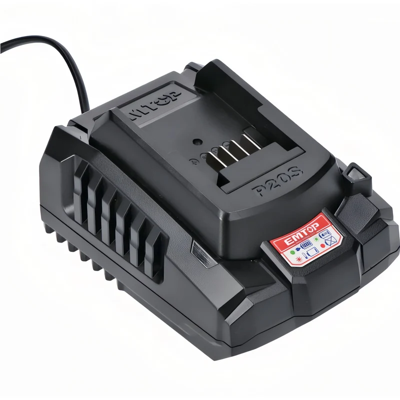 EMTOP DrillMax 20V MaxPro - Taladro Inalámbrico con Maletín Dual+