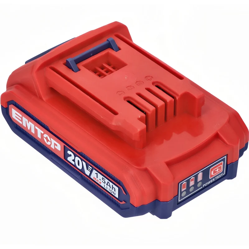 EMTOP DrillMax 20V MaxPro - Taladro Inalámbrico con Maletín Dual+