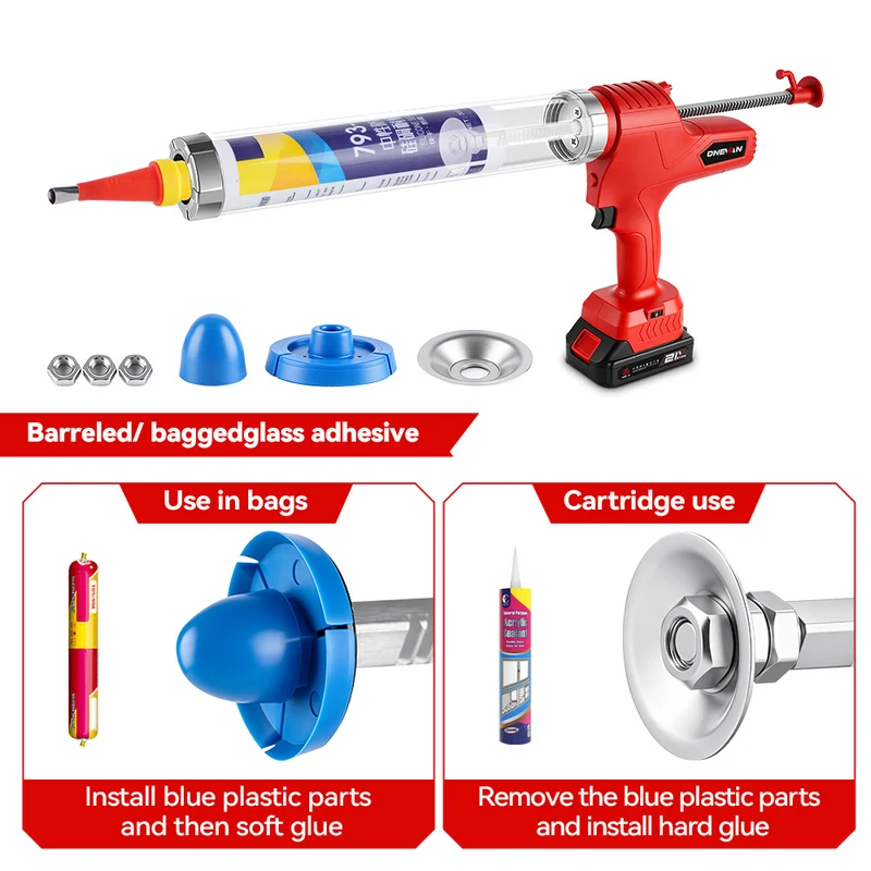 ONEVAN 50mm Cordless Electric Caulking Gun | For Makita 18V Battery