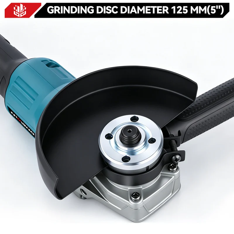 ONEVAN 125mm Brushless Cordless Angle Grinder 6 Gears | For Makita 18V Battery