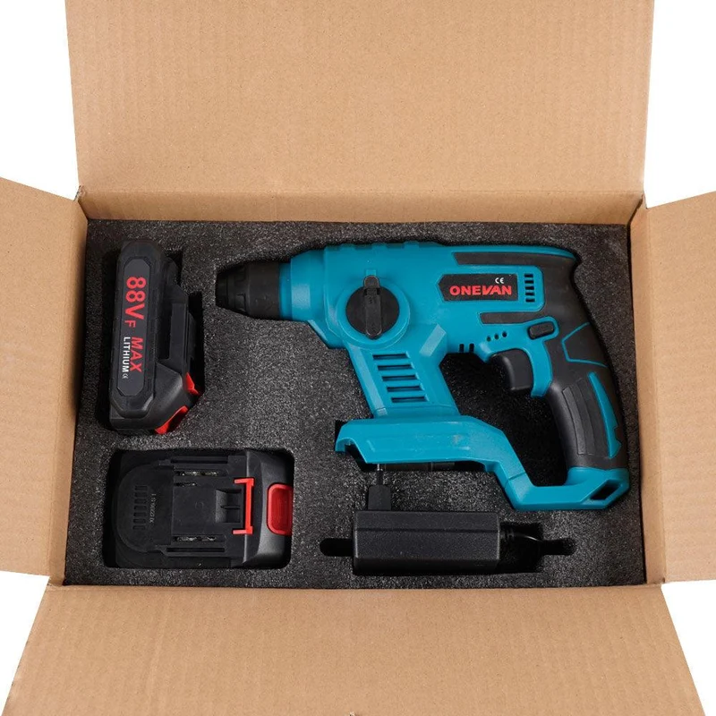 ONEVAN 450W Brushless Cordless Hammer Drill 2-in-1 | For Makita 18V Battery