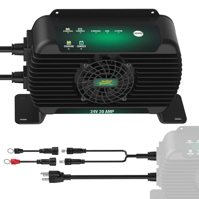 PowerPlus 24V 20 Amp Battery Charger and Maintainer