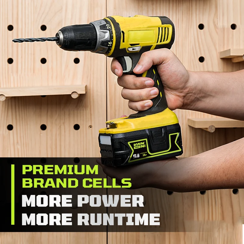 Für Ryobi 18V P108 Akku 5Ah Ersatz-VANON PRO