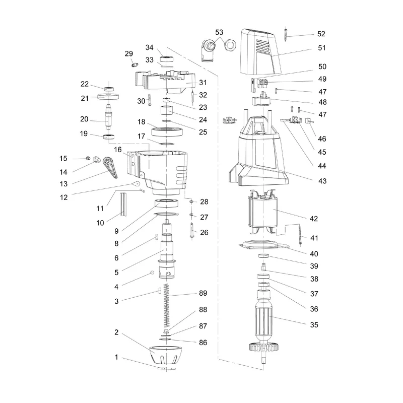 Evolution EVOMAG42 Magnetic Drill Spare Parts (Head)