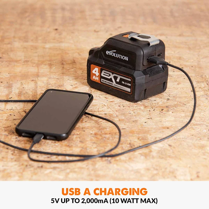 Evolution EXT Cordless USB Charger and LED Light