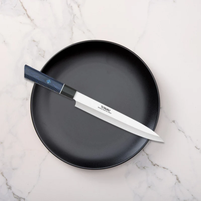 Cuchillo Cocina Profesional TOKYSU - Cuchillos Cocina Japones SMALL GYUTO de Acero Inoxidable de 67 capas 19,5 cm- Mango G10