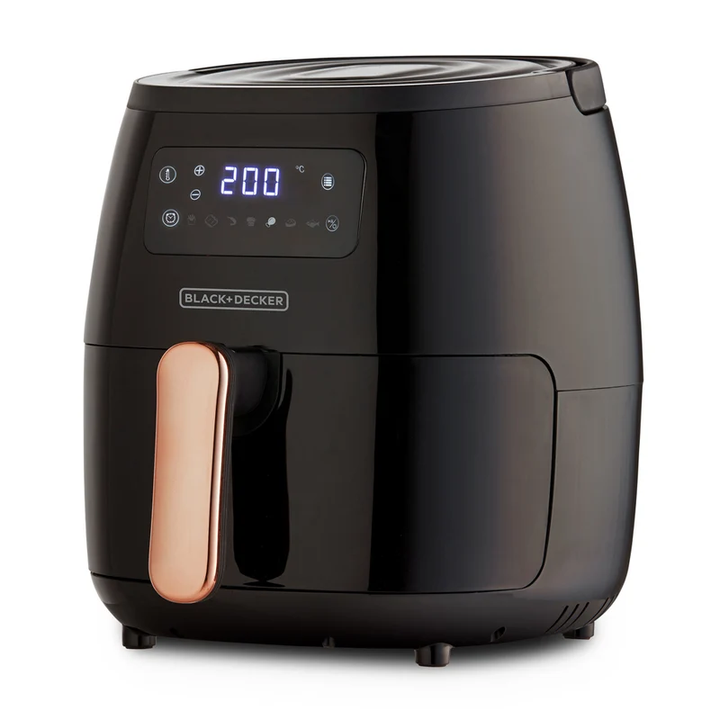 Black & Decker Olla Freidora de Aire 5.7 Litros, HFD5055B