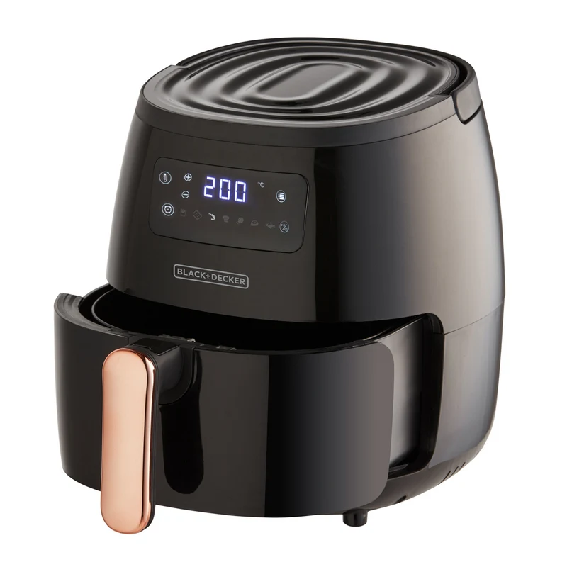 Black & Decker Olla Freidora de Aire 5.7 Litros, HFD5055B